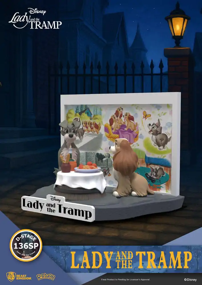 Disney D-Stage PVC kip Lady and the Tramp 12 cm fotografija izdelka