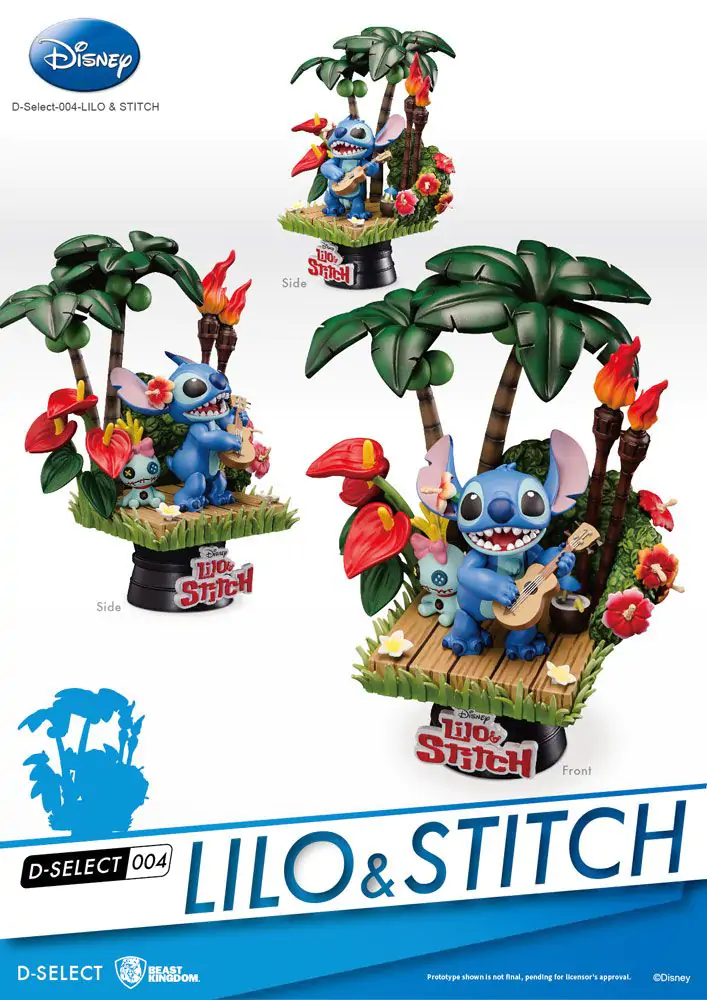 Disney D-Stage PVC Diorama Stitch 14 cm fotografija izdelka