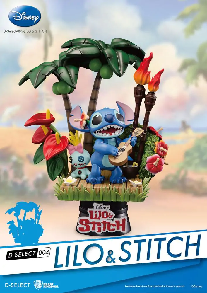 Disney D-Stage PVC Diorama Stitch 14 cm fotografija izdelka