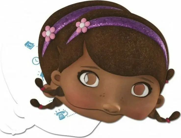 Disney Doc McStuffins 2-v-1 Vabilo in Maske 4-paket fotografija izdelka