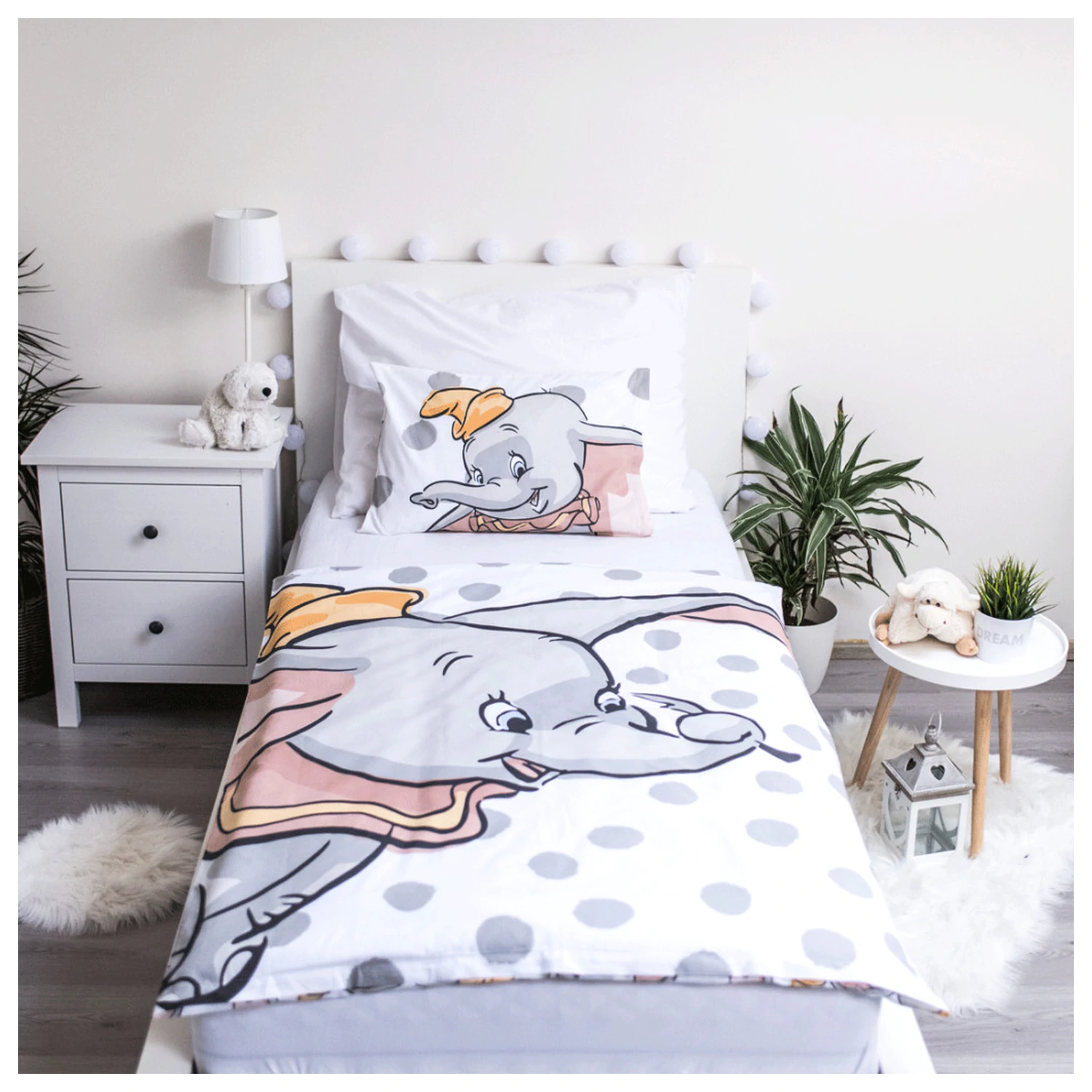 Disney Dumbo Dots prevleka za odejo za malčke fotografija izdelka