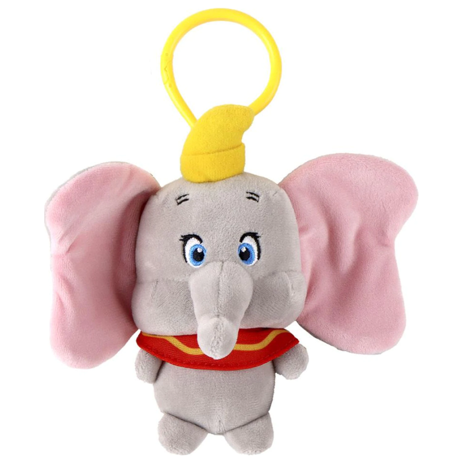 Disney Dumbo siva 3D plišasta figura z obešankom, obesek za torbo 13 cm fotografija izdelka