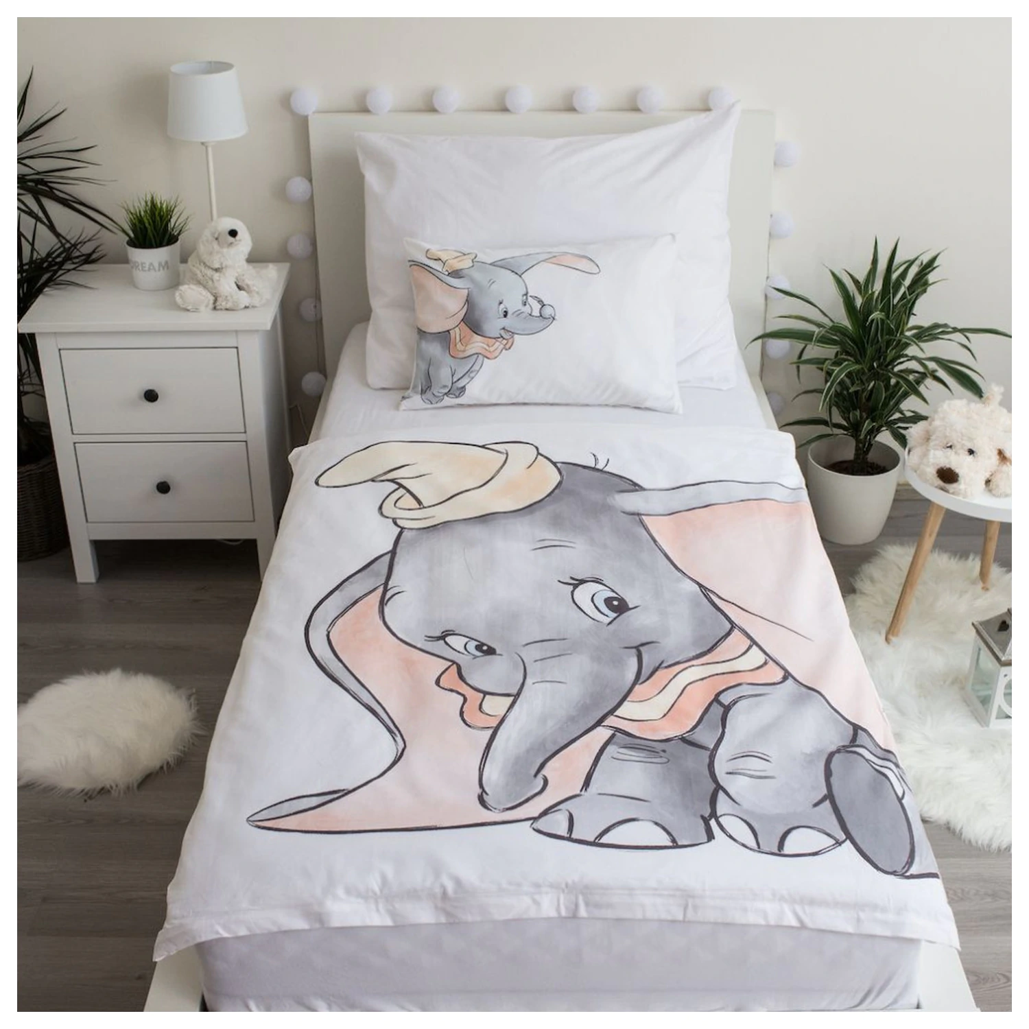 Disney Dumbo Grey prevleka za odejo za malčke in predšolske otroke fotografija izdelka