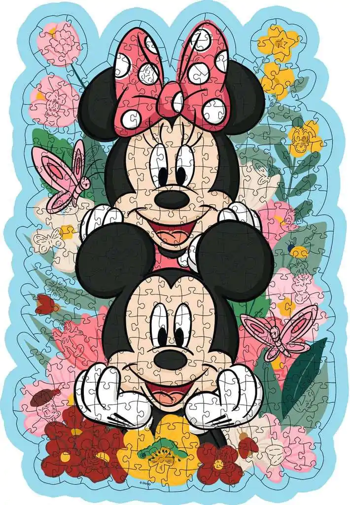 Disney WOODEN Jigsaw Puzzle Mickey & Minnie (300 kosov) fotografija izdelka