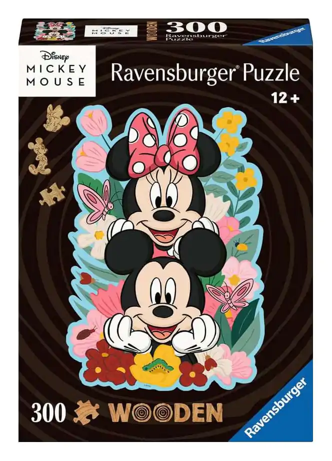 Disney WOODEN Jigsaw Puzzle Mickey & Minnie (300 kosov) fotografija izdelka