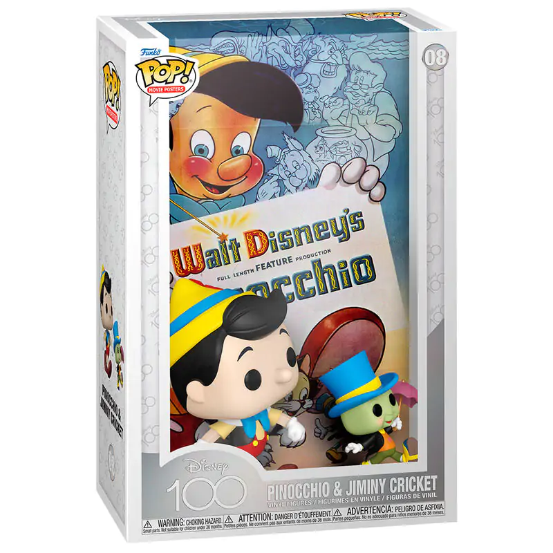 Disney POP! Filmski plakat & Figura Pinocchio 9 cm fotografija izdelka