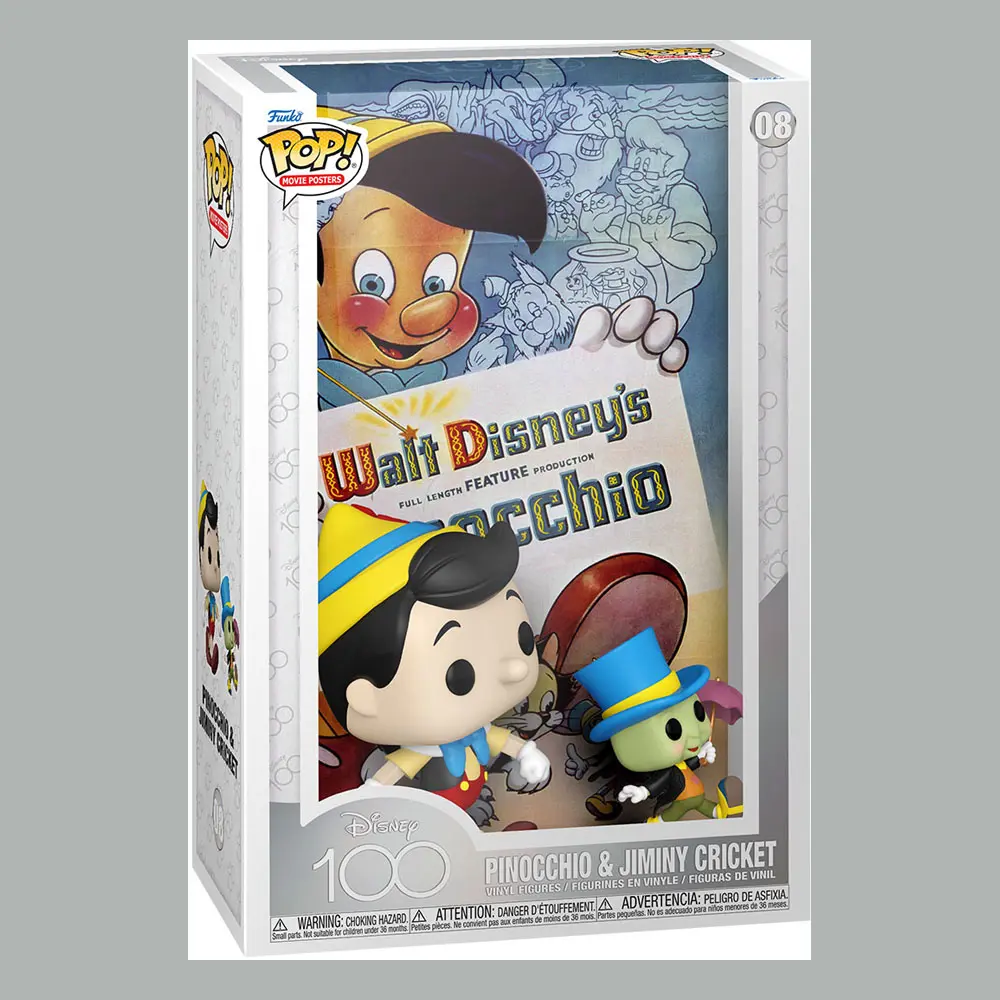 Disney POP! Filmski plakat & Figura Pinocchio 9 cm fotografija izdelka