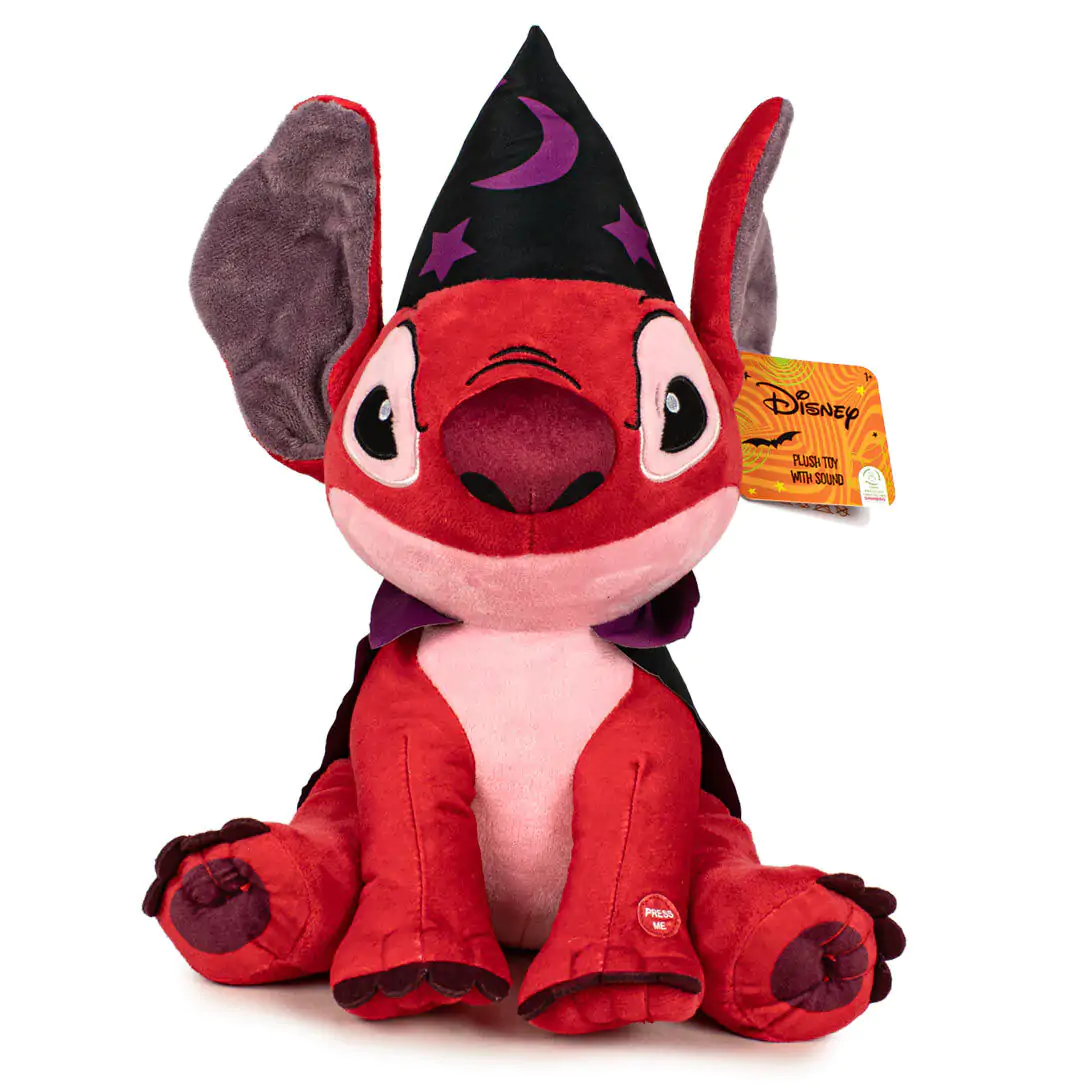 Disney Halloween Stitch Leroy plišasta igrača z zvokom 28 cm fotografija izdelka