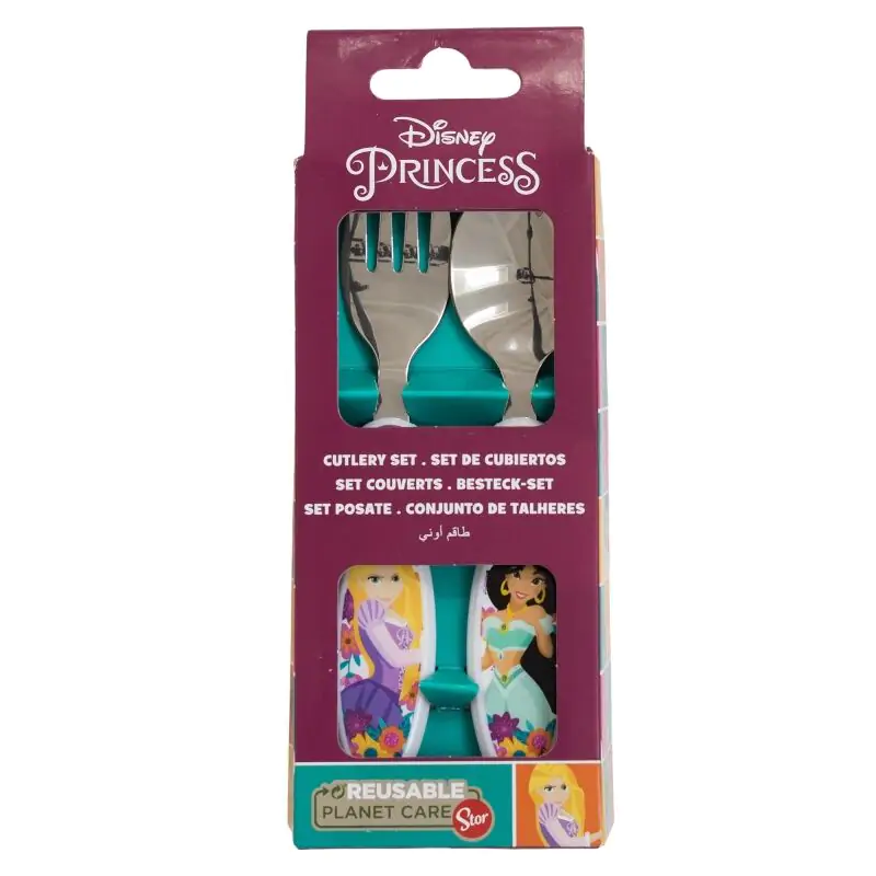 Disney Princess Set 2 kovinski jedilni pribor fotografija izdelka