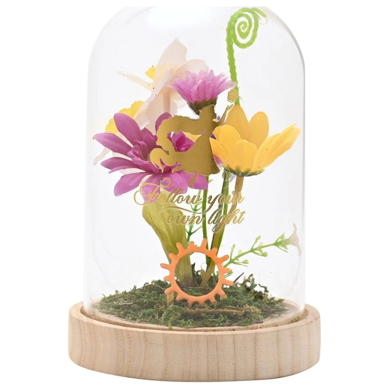 Disney Princess Rapunzel cvetlični Cloche z neonsko lučjo fotografija izdelka