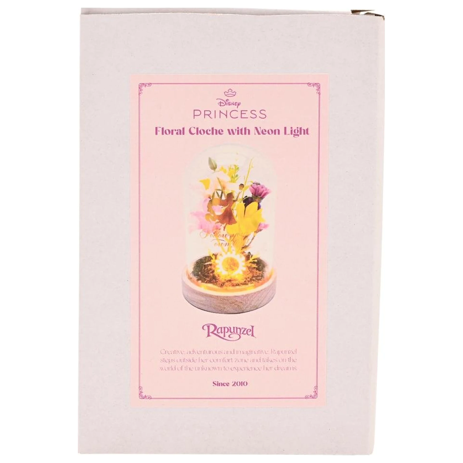 Disney Princess Rapunzel cvetlični Cloche z neonsko lučjo fotografija izdelka