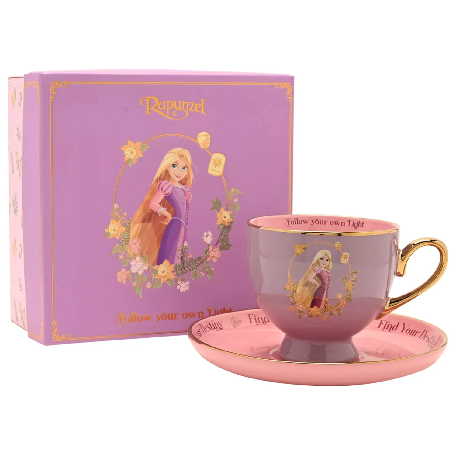 Disney Princess Rapunzel čajna skodelica + krožniček 207ml fotografija izdelka