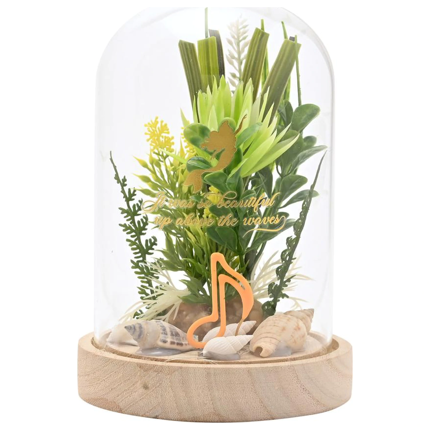 DISNEY PRINCESS Ariel cvetlična Cloche z neonsko lučjo fotografija izdelka