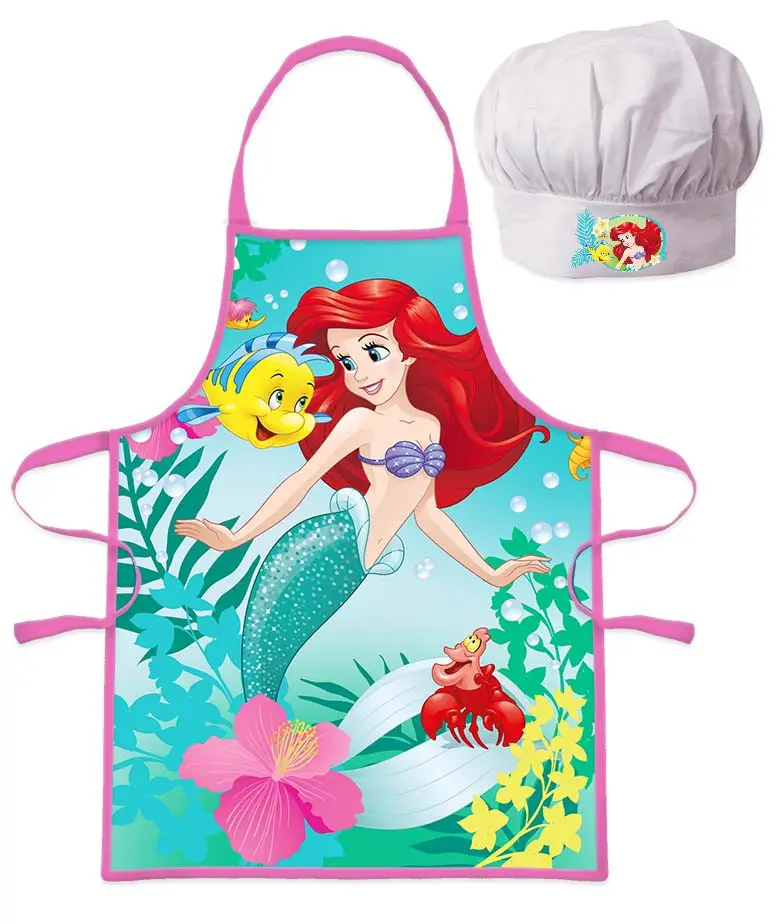 Disney Princesses Ariel otroški predpasnik 2-delni komplet fotografija izdelka