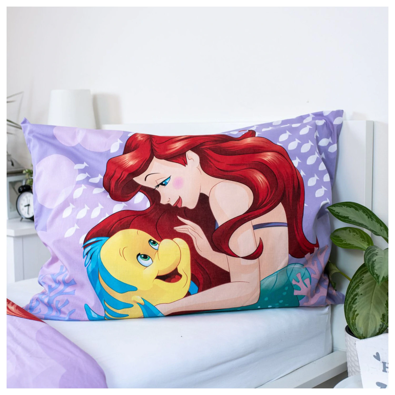 Disney Princess Ariel roza prevleka za odejo fotografija izdelka