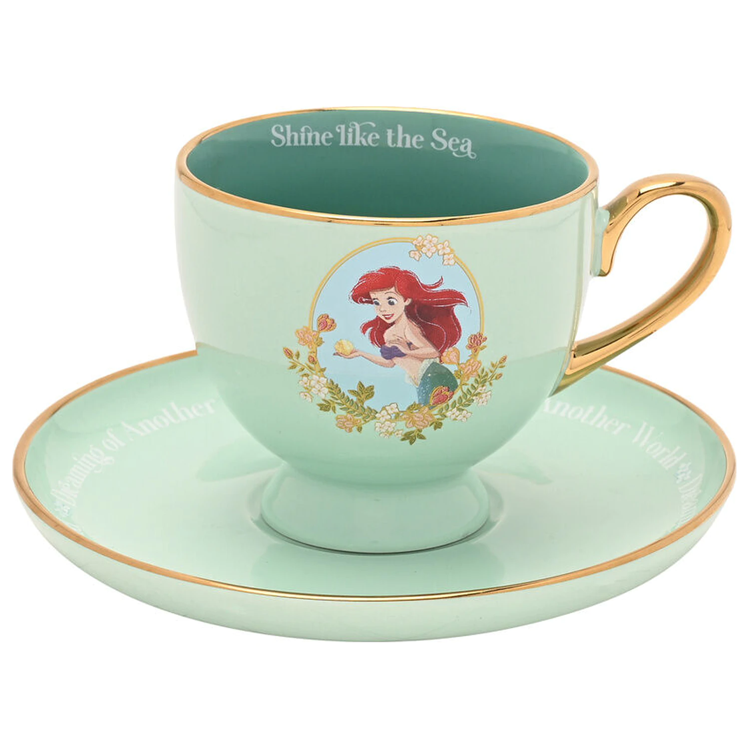 Disney Princess Ariel skodelica za čaj in krožniček fotografija izdelka