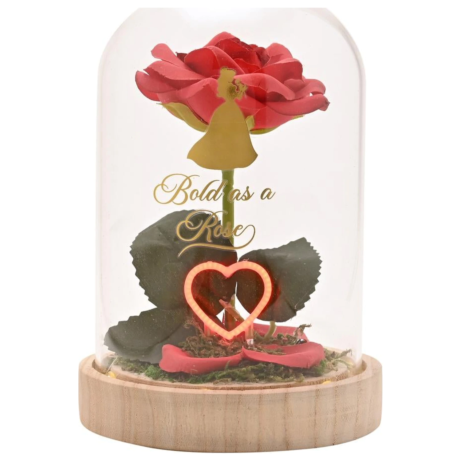 Disney Princess Belle Cvetlična Klapotka z Neon Lučko fotografija izdelka