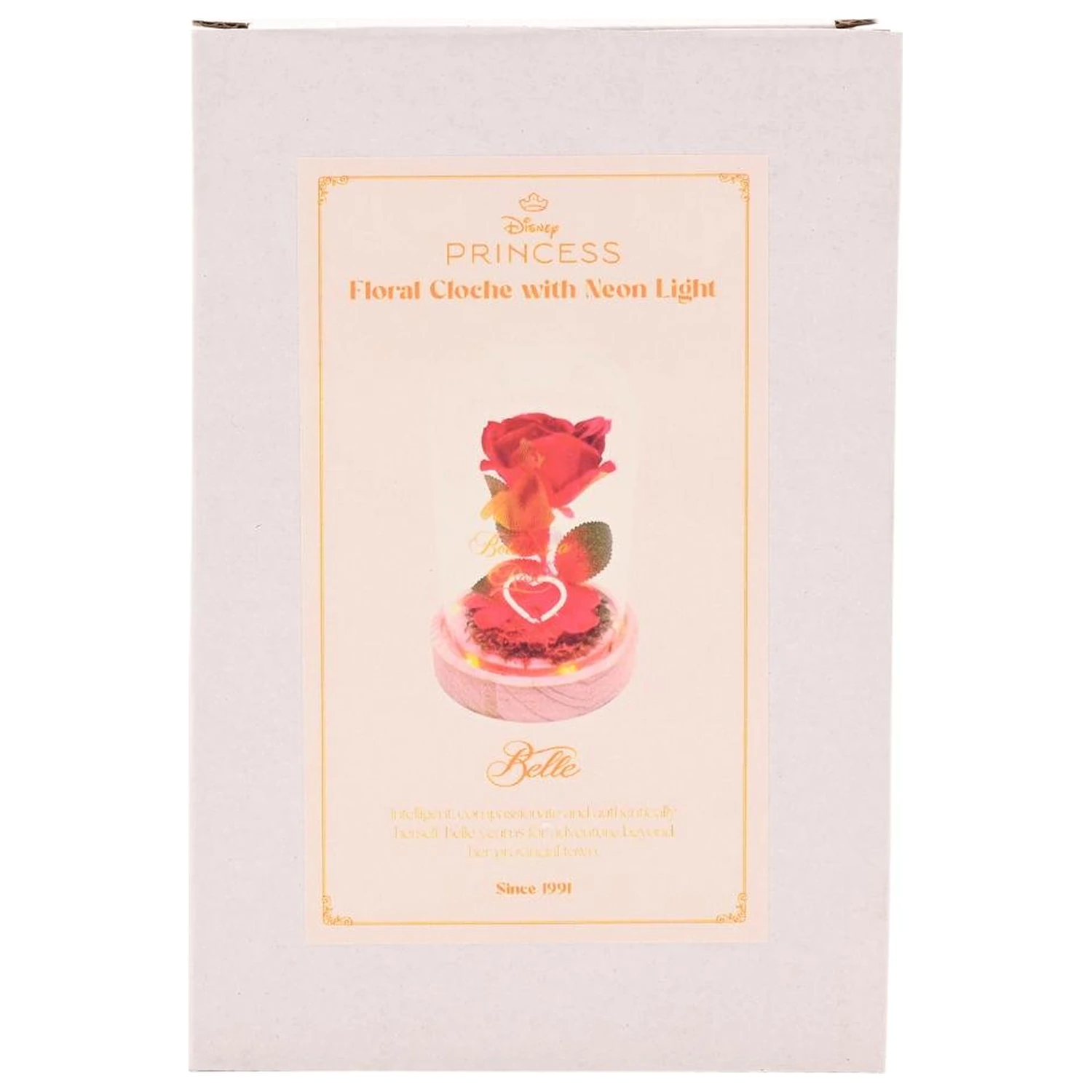Disney Princess Belle Cvetlična Klapotka z Neon Lučko fotografija izdelka