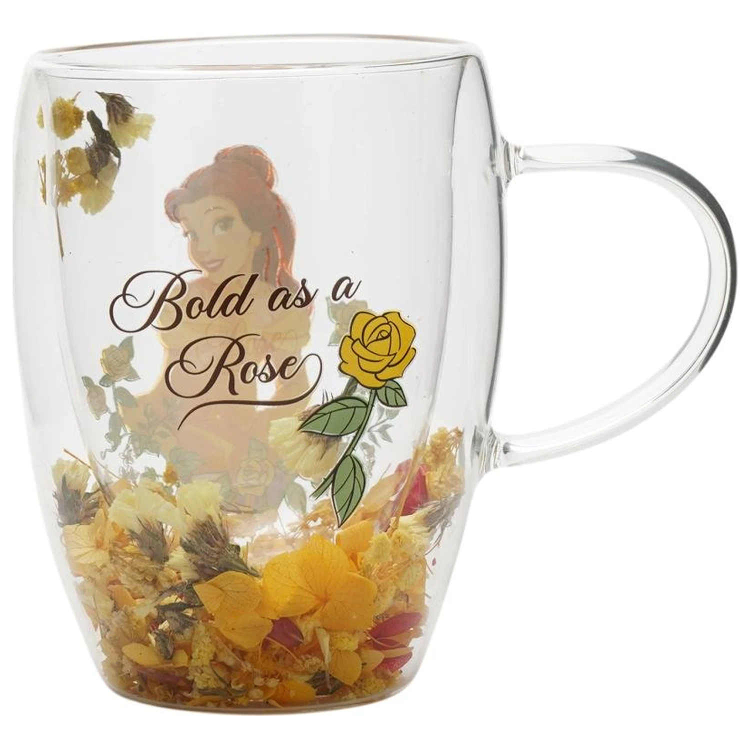 Disney Princess Belle Kozarec s suhim cvetjem 300 ml fotografija izdelka