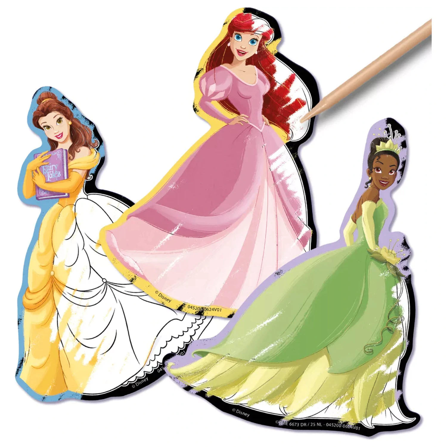 Disney Princess Fairytale praskanke nalepke 5 kos fotografija izdelka