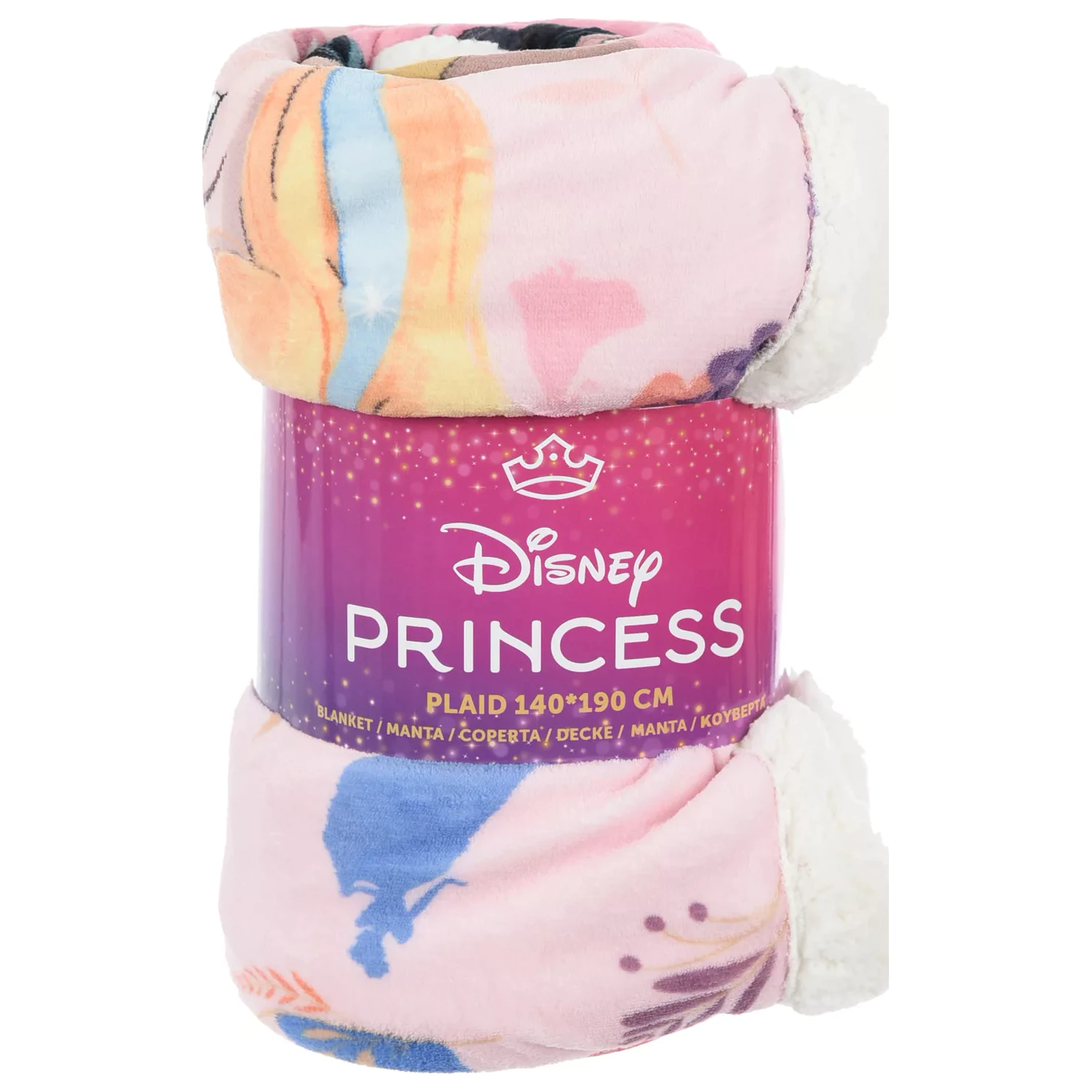 Disney Princess Floral Fantasy mehka odeja sherpa 140x190 cm fotografija izdelka