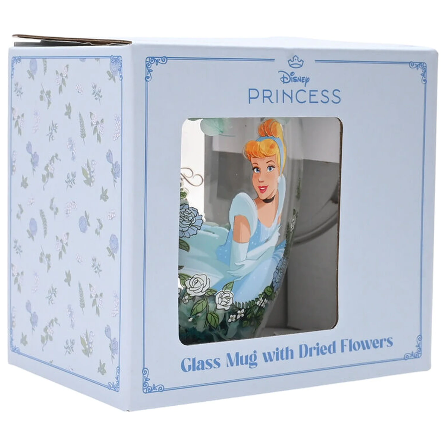 Disney Princess Cinderella kozarec s posušenim cvetjem 300 ml fotografija izdelka