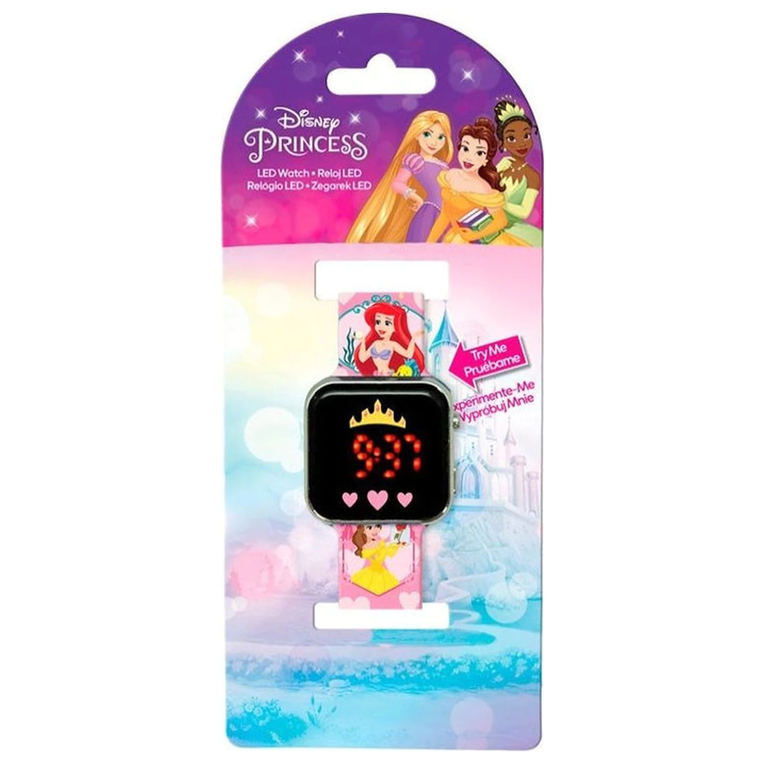 Disney Princess Heart Digitalna LED zapestna ura fotografija izdelka