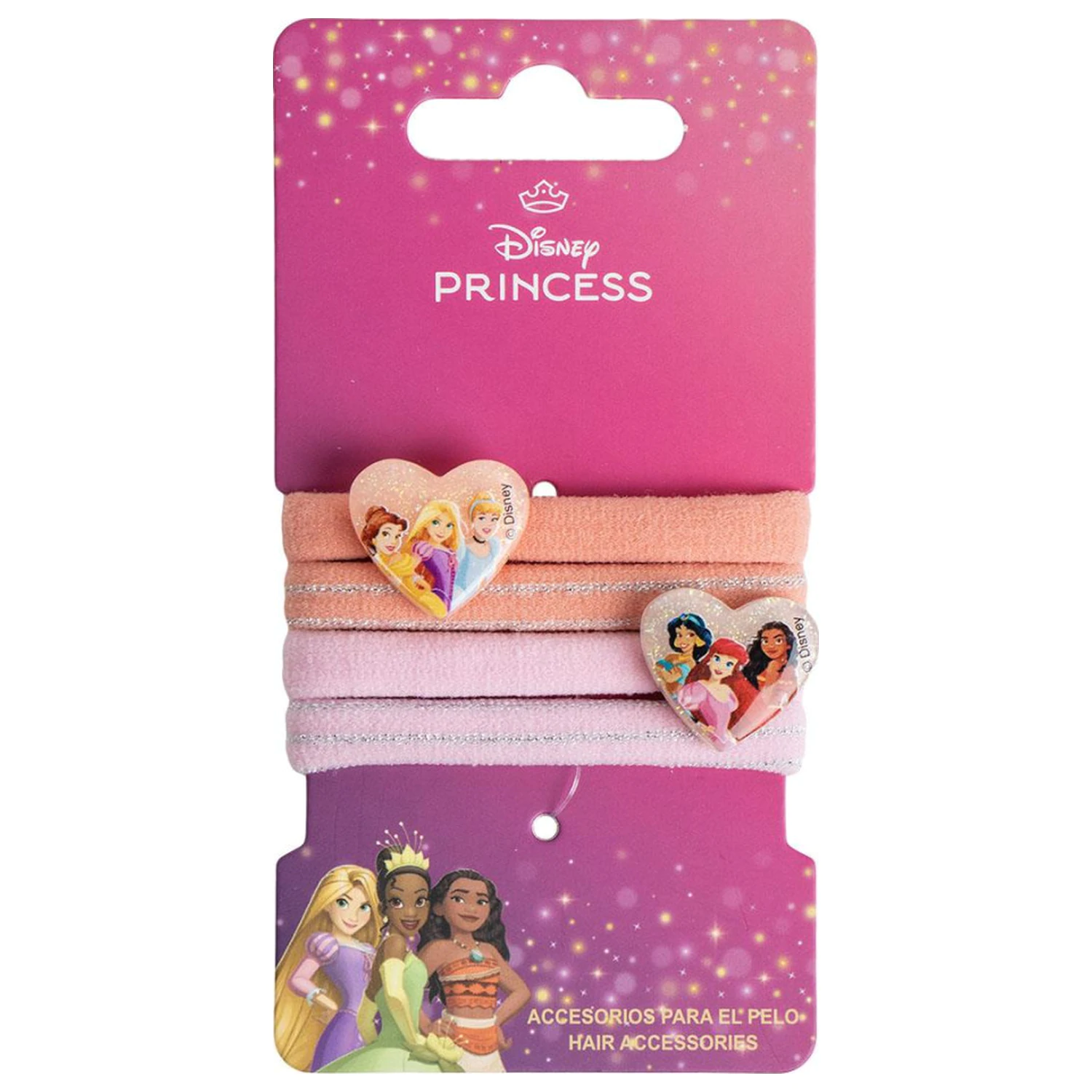Disney Princess Heart Gumice za lase, 4 kos fotografija izdelka