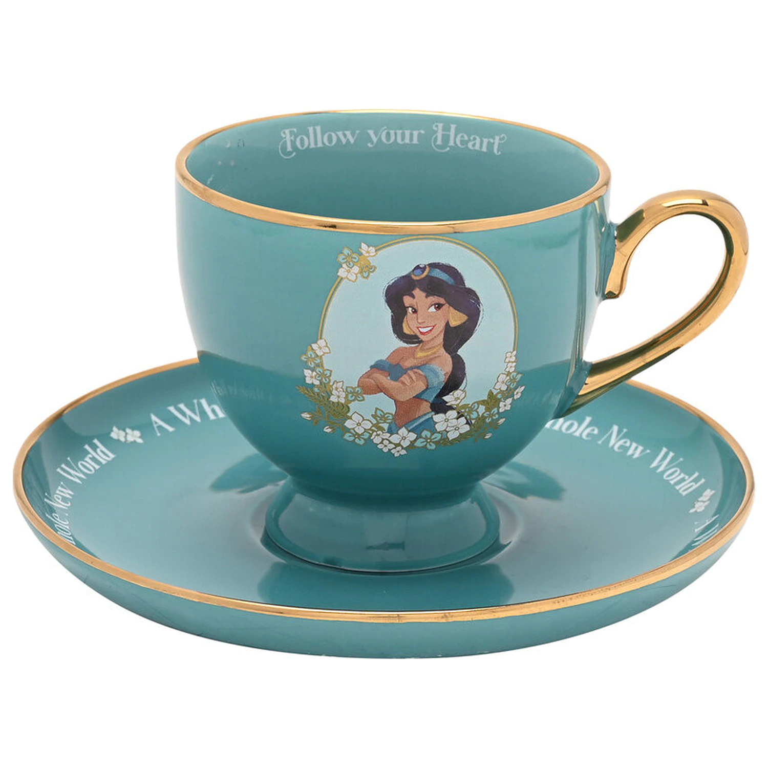 Disney Princess Jasmine skodelica za čaj in krožnik fotografija izdelka