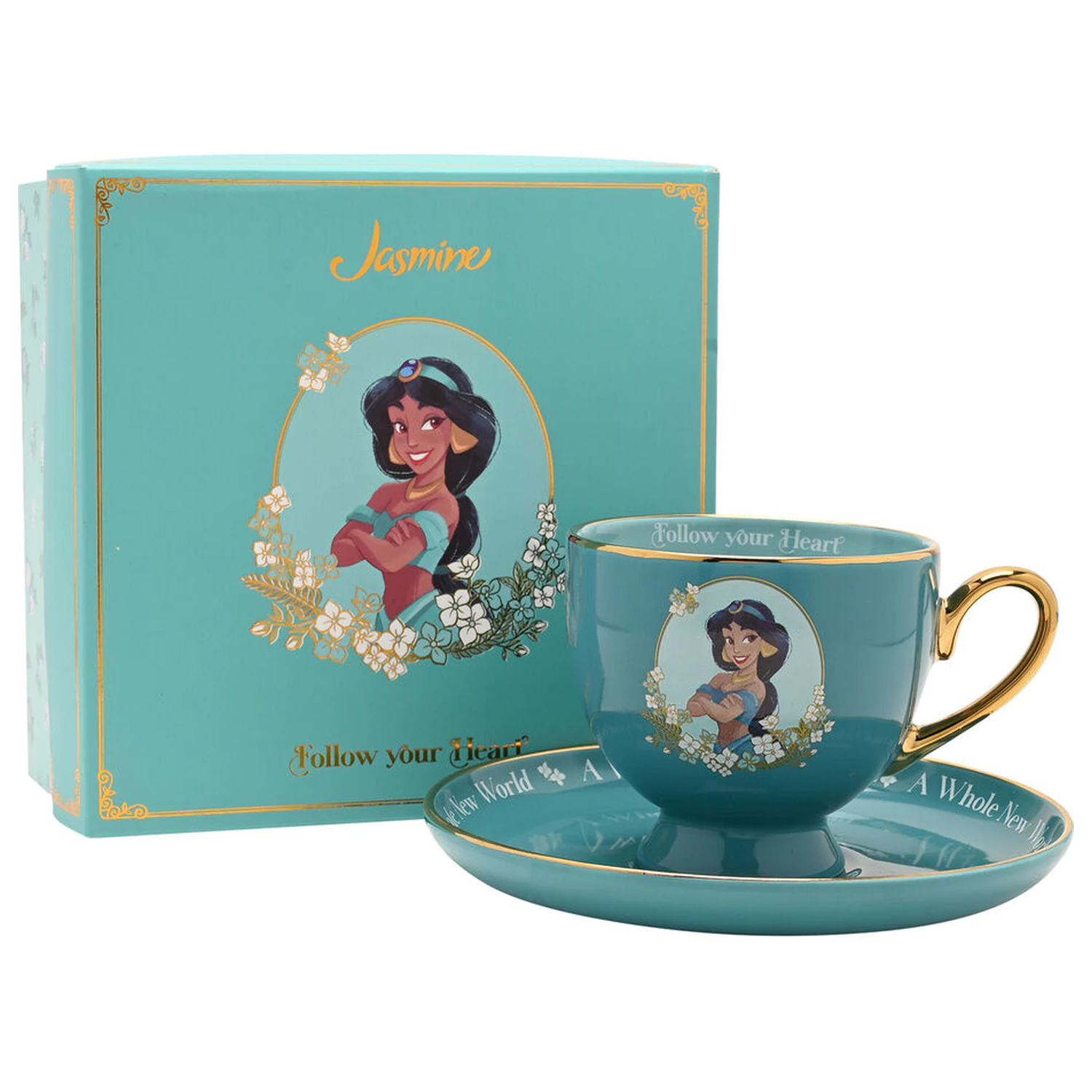 Disney Princess Jasmine skodelica za čaj in krožnik fotografija izdelka