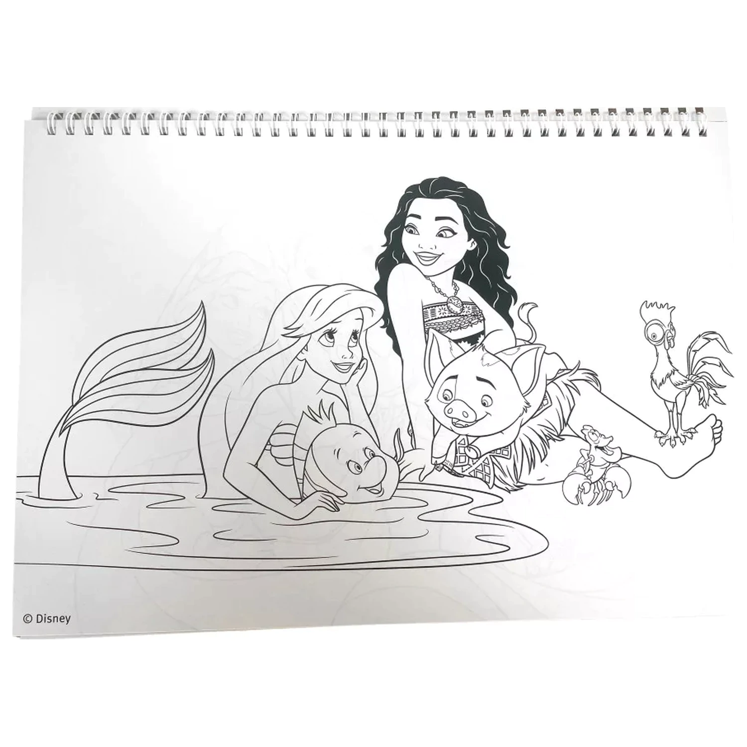 Disney Princesses Life A/4 spiralni skicirni blok 40 listov z nalepkami fotografija izdelka