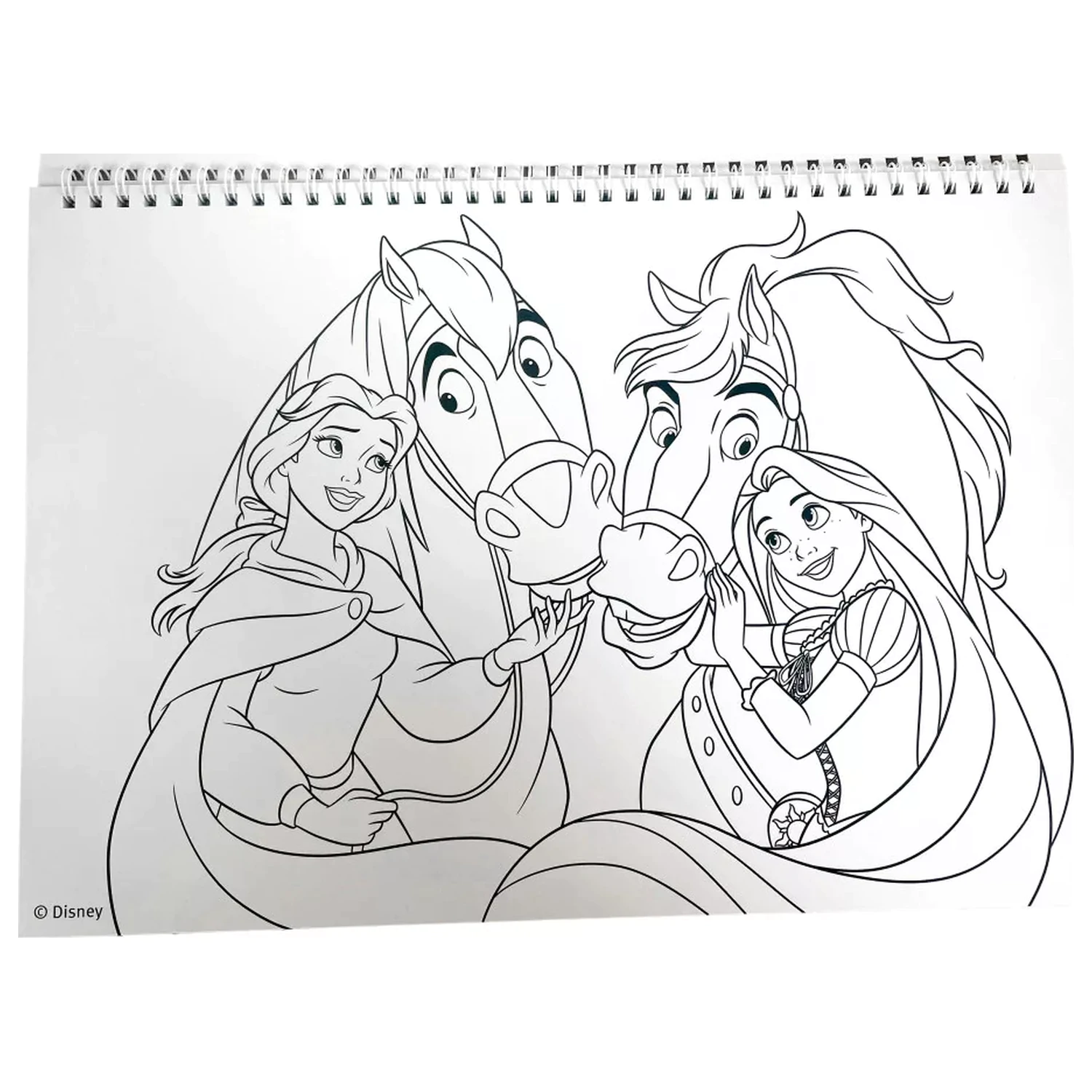 Disney Princesses Life A/4 spiralni skicirni blok 40 listov z nalepkami fotografija izdelka