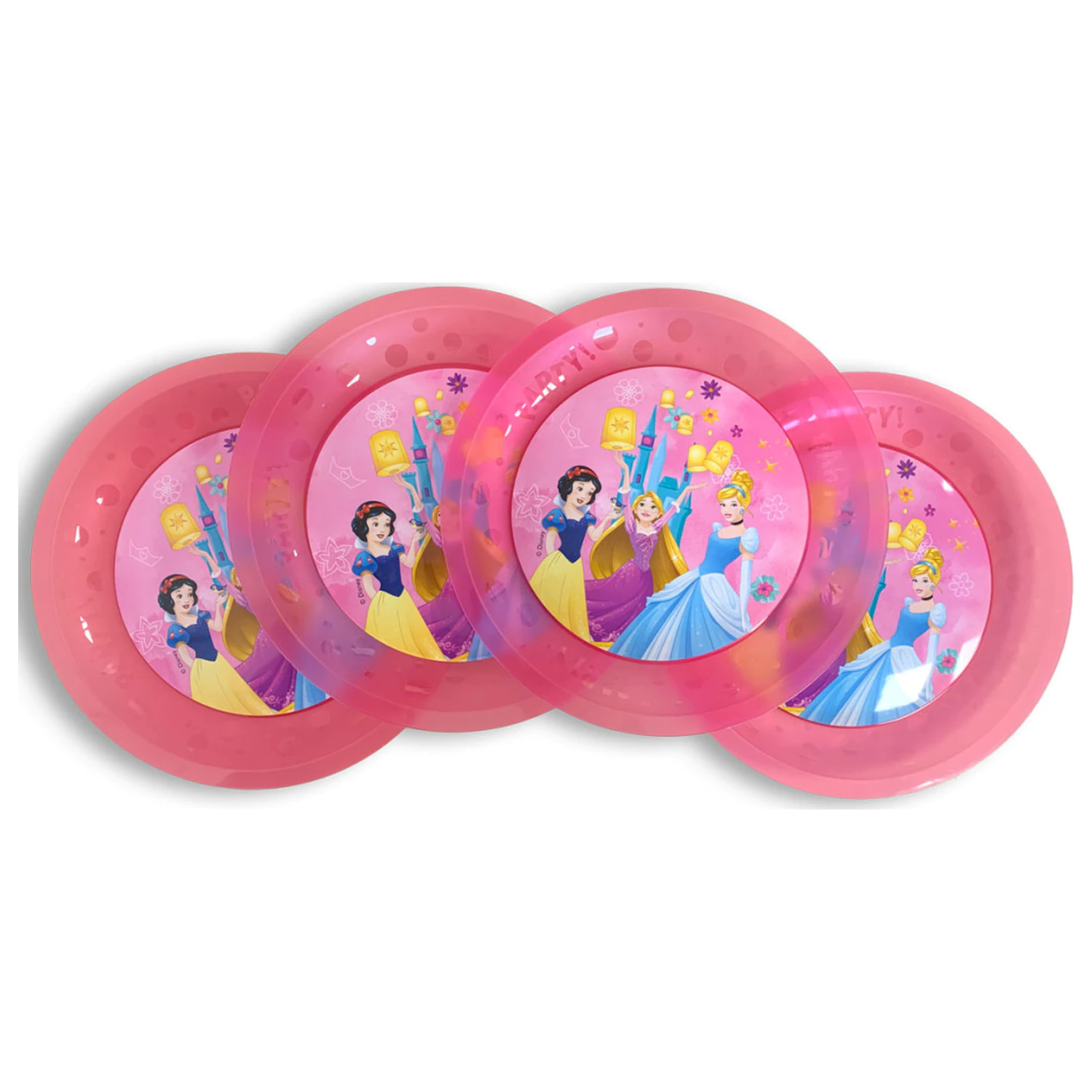 Disney Princess Live Your Story mikro premium plastični plitvi krožnik, 4-delni set, 21 cm fotografija izdelka