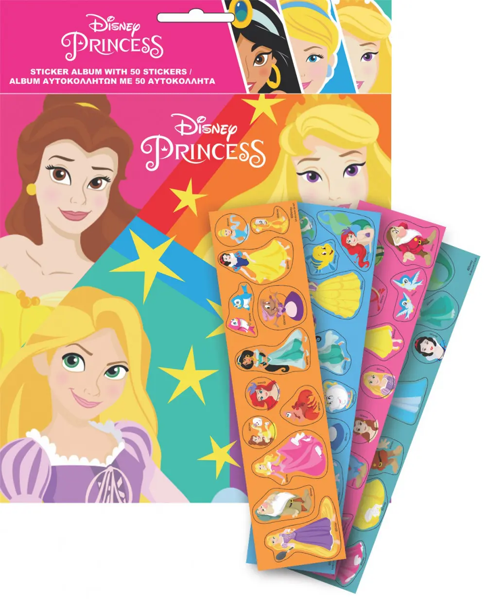 Disney Princess album za nalepke s 50 nalepkami fotografija izdelka