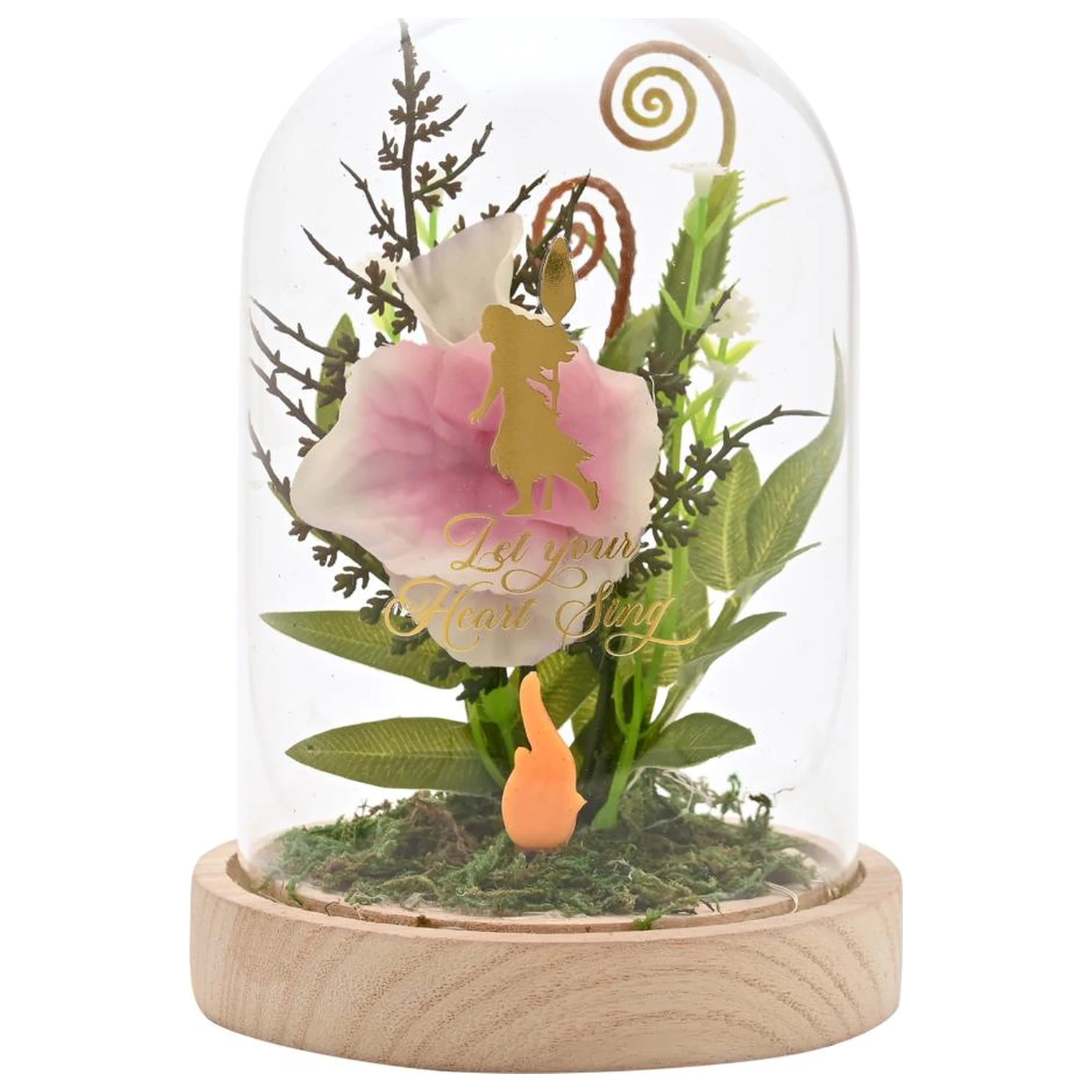 Disney Princess Moana cvetlična Cloche z neonsko lučko fotografija izdelka