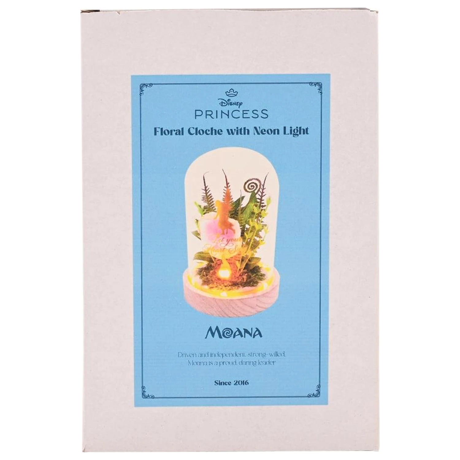 Disney Princess Moana cvetlična Cloche z neonsko lučko fotografija izdelka
