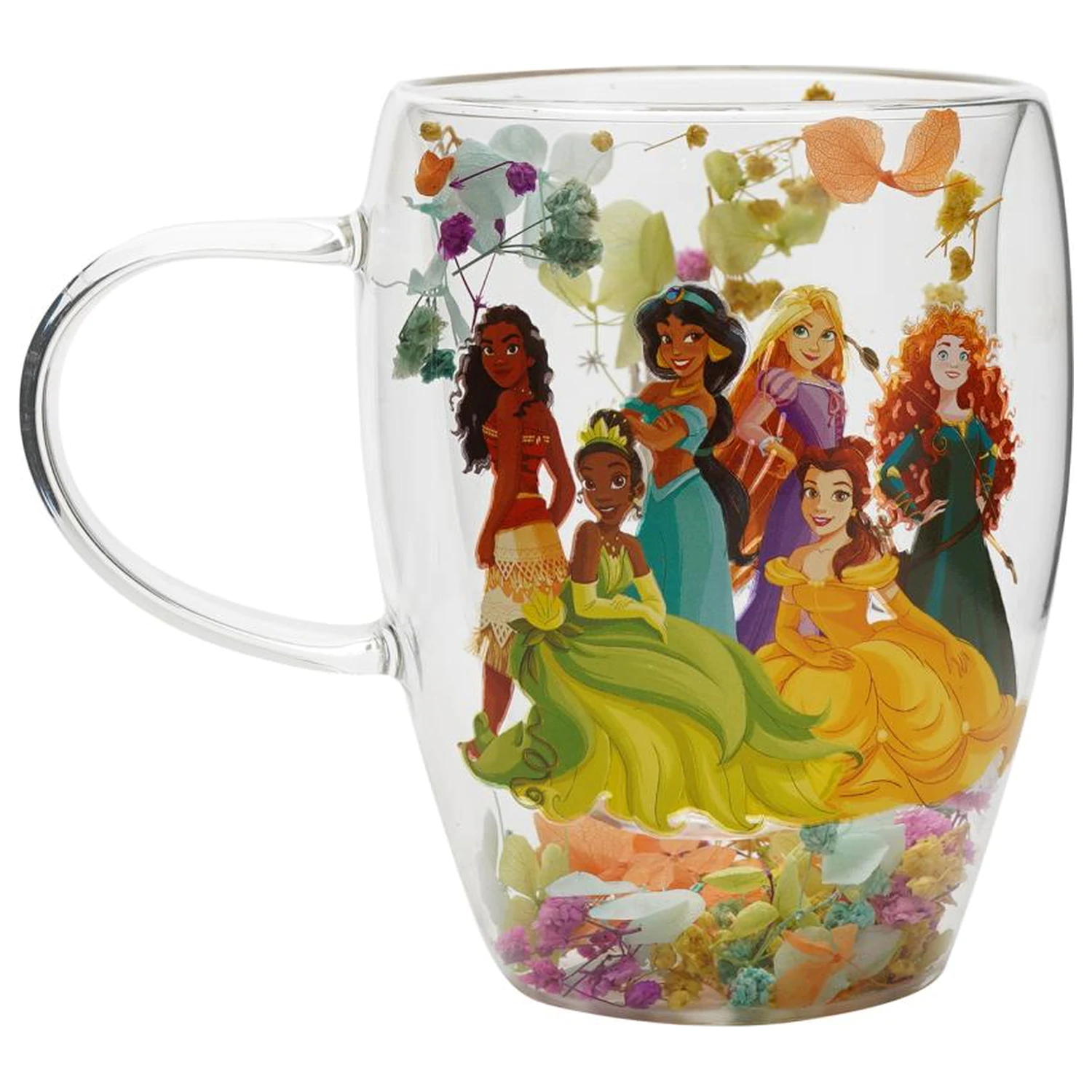 Disney Princess steklo z posušenim cvetjem 300 ml fotografija izdelka