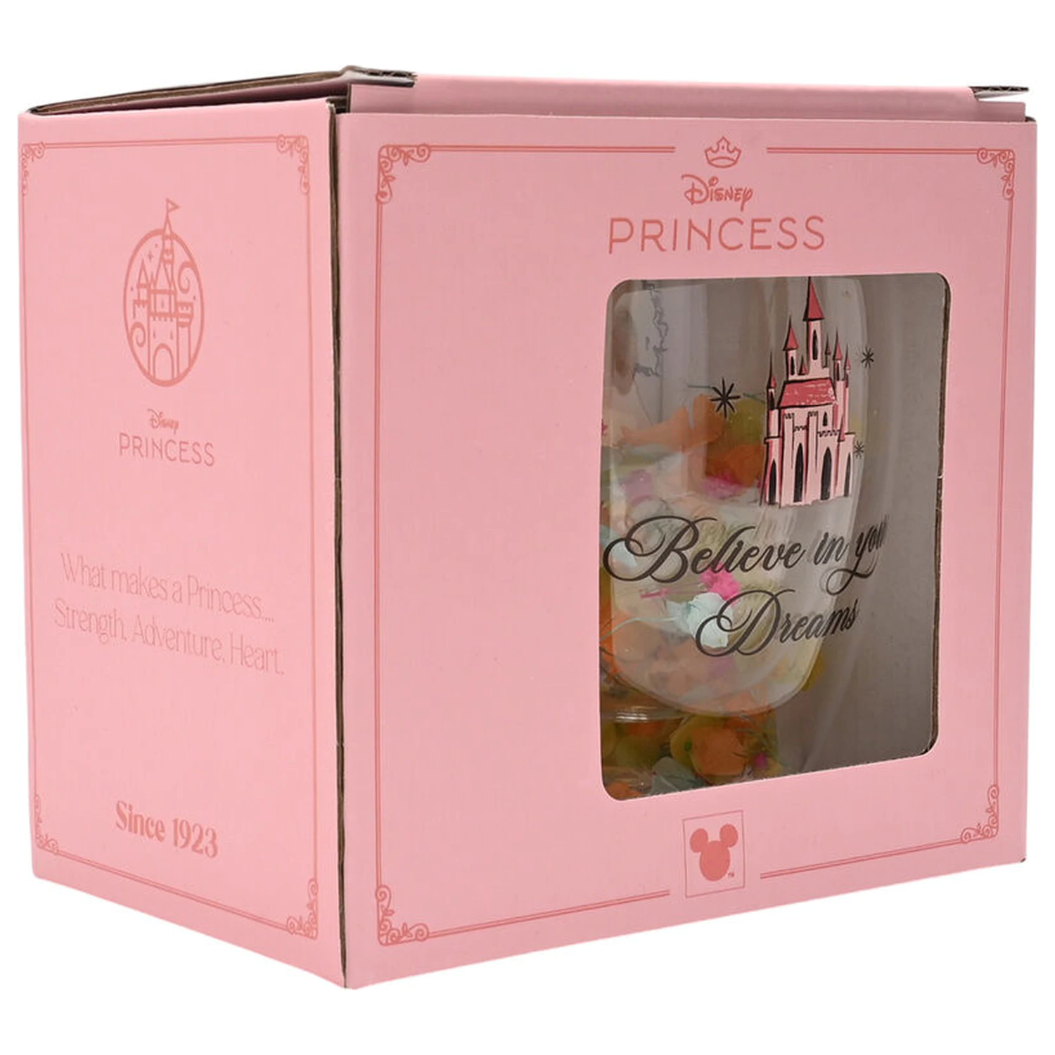 Disney Princess steklo z posušenim cvetjem 300 ml fotografija izdelka