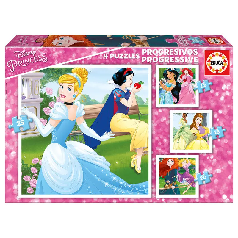 Disney Princess sestavljanka 12-16-20-25 kosov fotografija izdelka