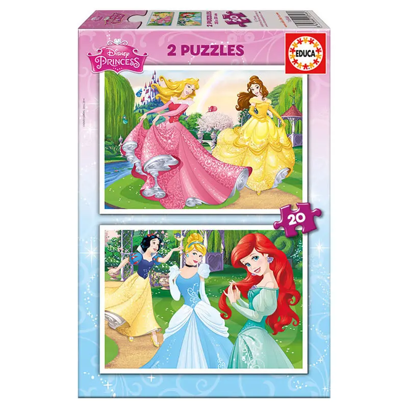 Disney Princess sestavljanka 2x20 kosov fotografija izdelka