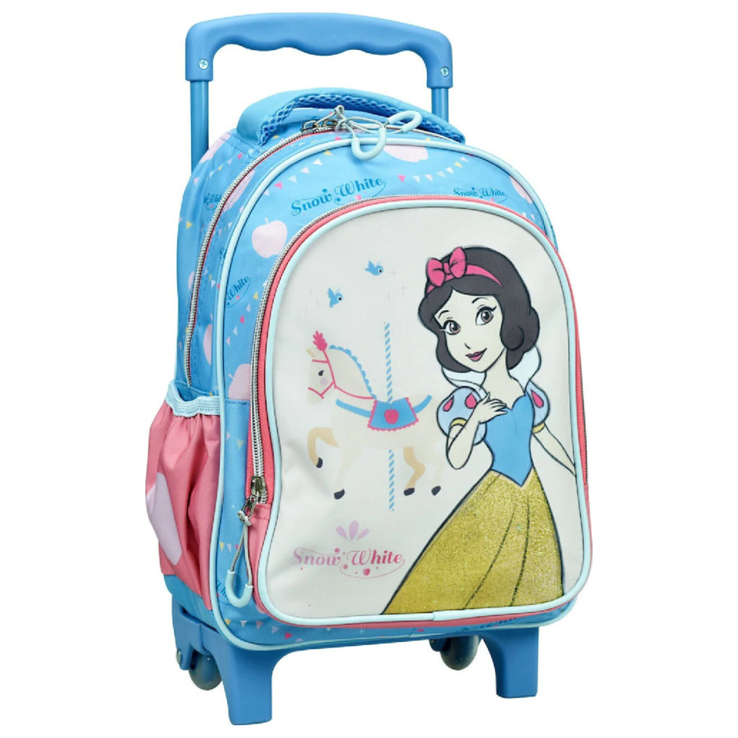 Disney Princess Snow White nahrbtnik na kolesih za predšolske otroke, torba 30 cm fotografija izdelka