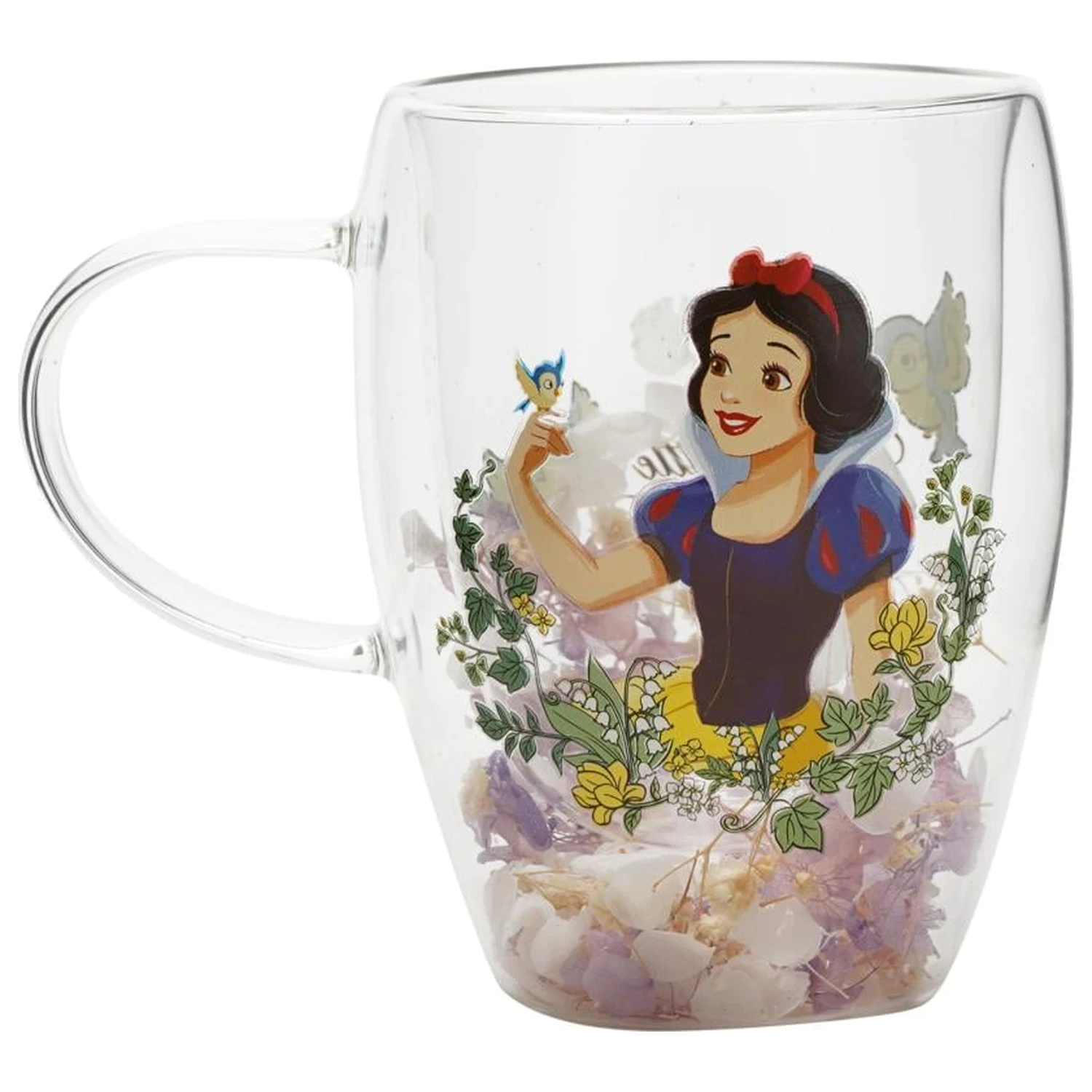 DISNEY PRINCESS Snow White kozarec s suhim cvetjem 300ml fotografija izdelka