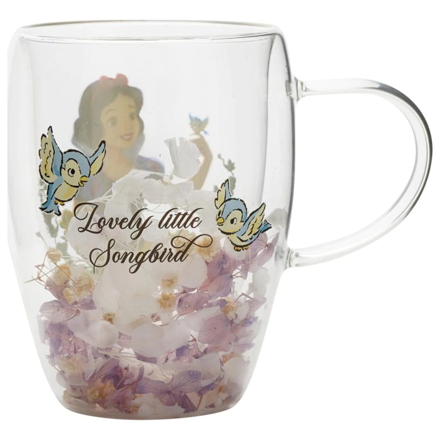 DISNEY PRINCESS Snow White kozarec s suhim cvetjem 300ml fotografija izdelka