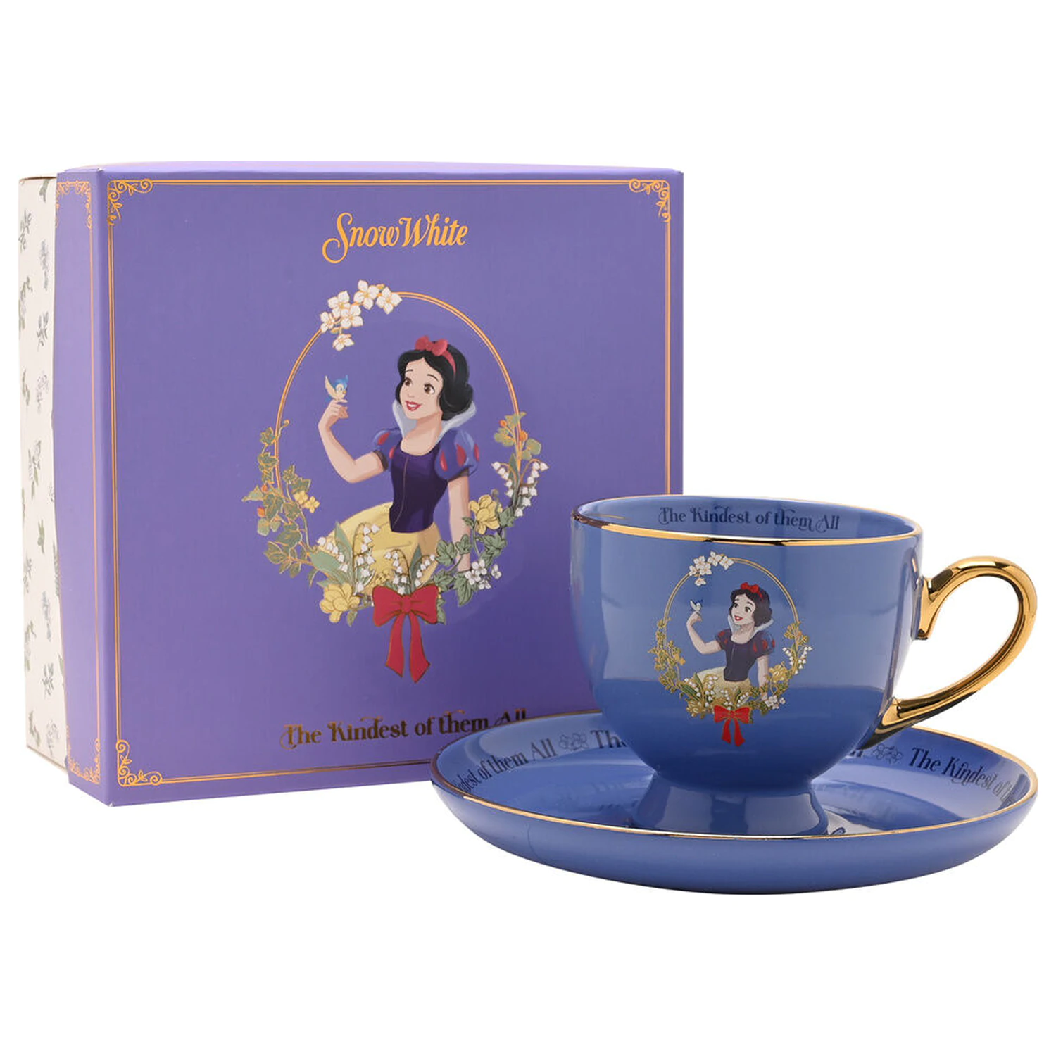 Disney Princess Snow White skodelica za čaj in krožniček fotografija izdelka