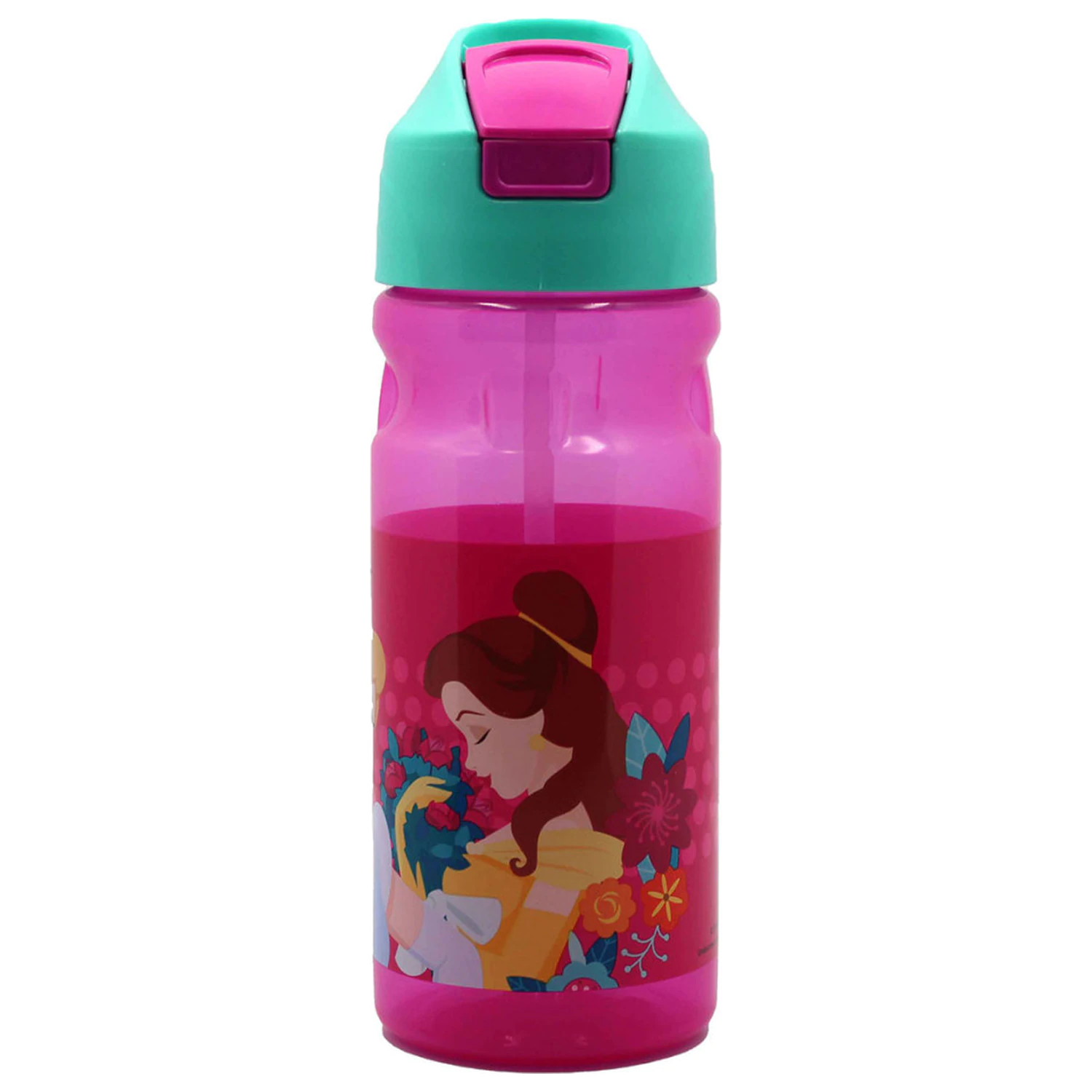 Disney Princesses Spring plastična steklenica za vodo s slamico 500 ml fotografija izdelka