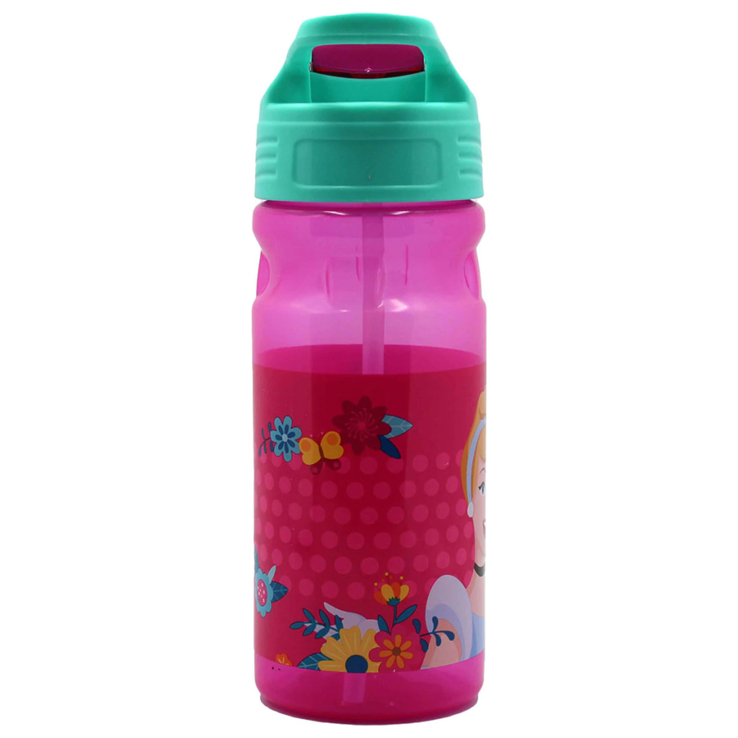 Disney Princesses Spring plastična steklenica za vodo s slamico 500 ml fotografija izdelka