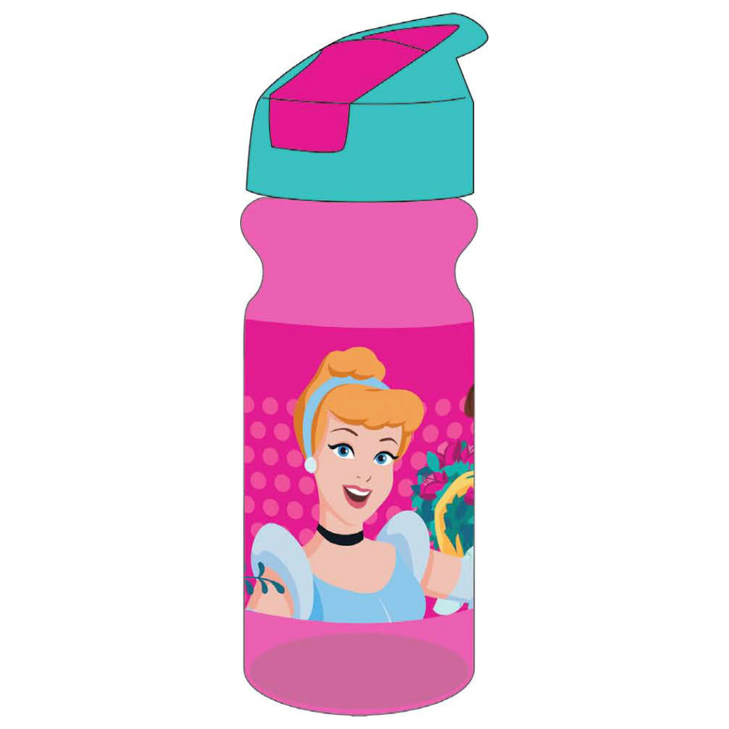 Disney Princesses Spring plastična steklenica za vodo s slamico 500 ml fotografija izdelka
