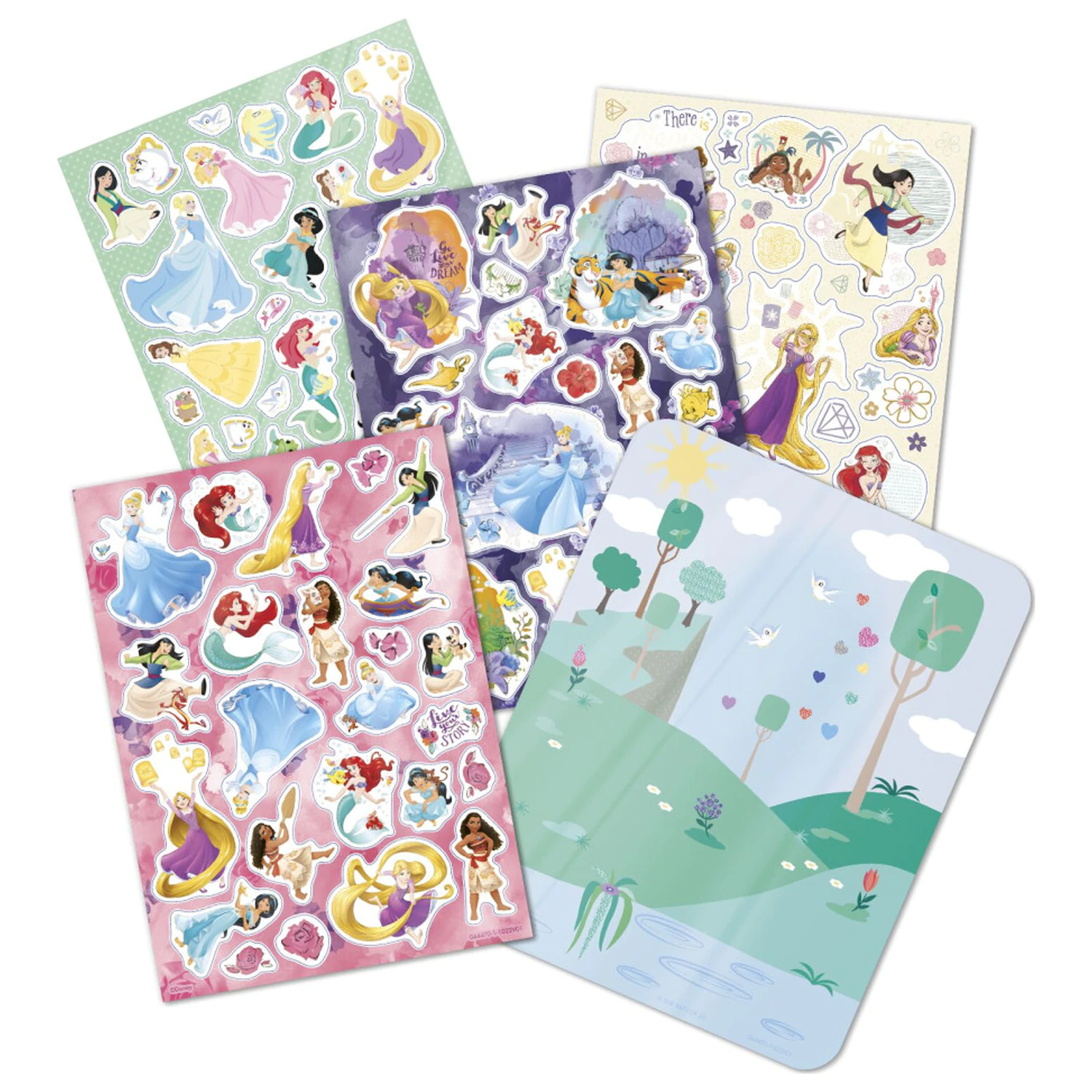 Disney Princess okenski komplet nalepk z zgodbami fotografija izdelka