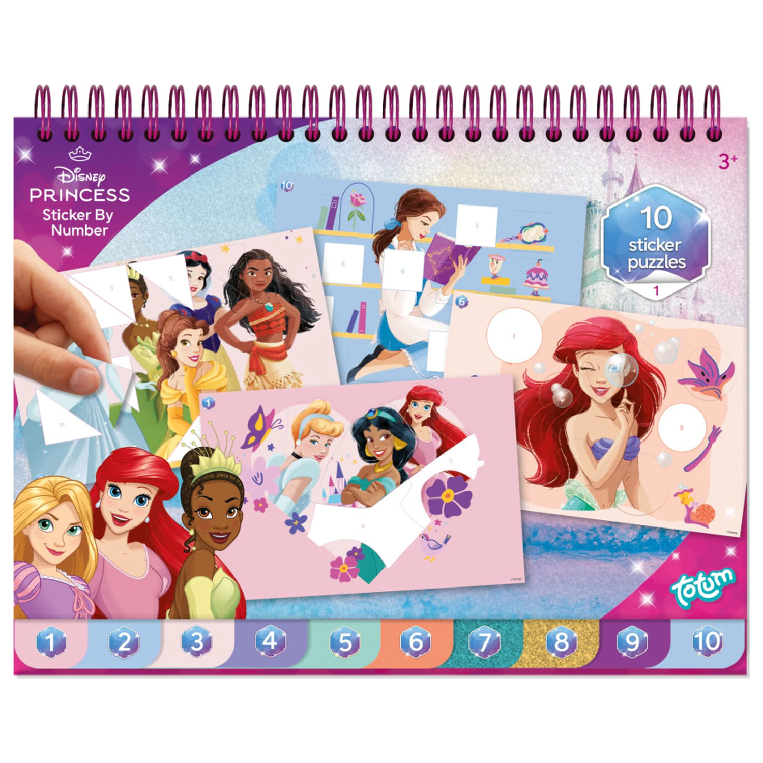 Disney Princess Story sestavljanka, nalepka in set za barvanje fotografija izdelka
