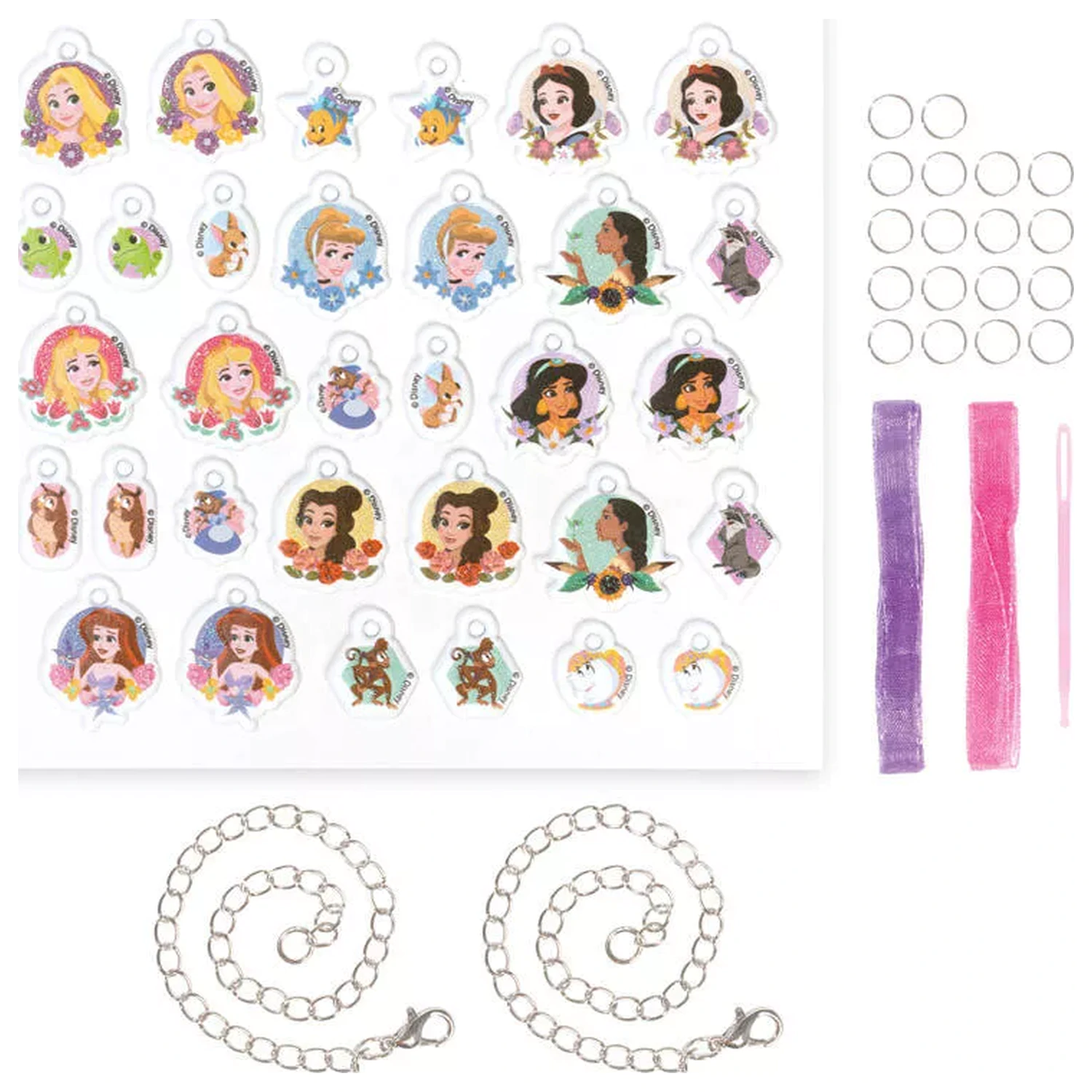 Disney Princess Totum set za izdelavo zapestnic s obeski fotografija izdelka